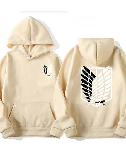 Attack on Titan Men's Hoodie Anime Hoodies Men and Women Streetwear Pullover Harajuku Shingeki No Kyojin Hoodies Sweatshirt