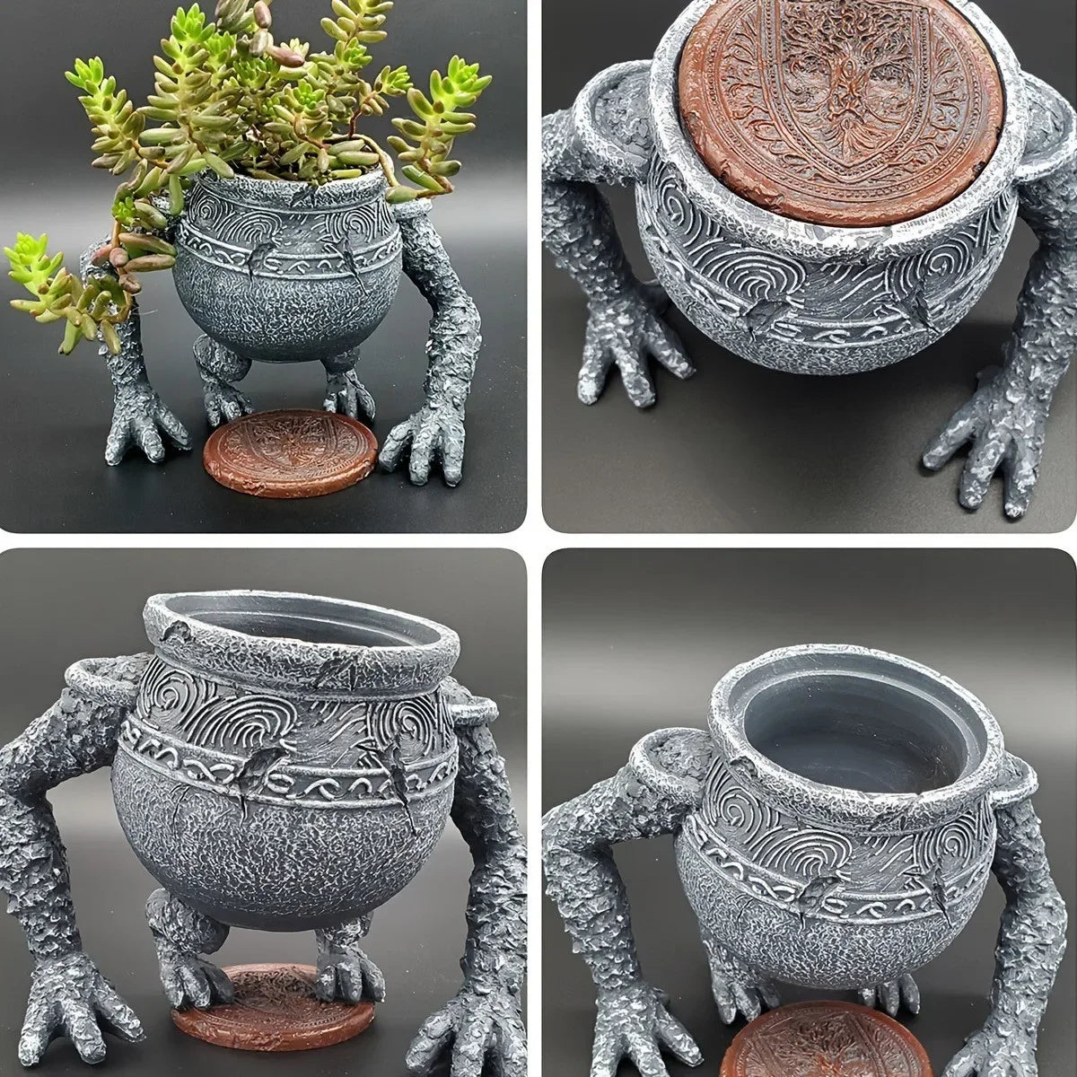 Flower Pot Poison King Ding Gardening Planting Patio Planter Decorative Eldon French Ring Perimeter Warrior Pot Alexander Jar