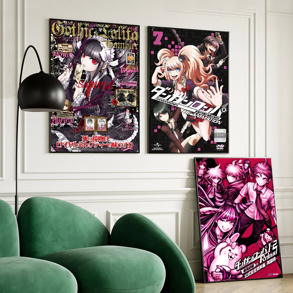 Classic Anime Danganronpa Classic Movie Posters HD Quality Poster Wall Art Painting Study Nordic Home Decor