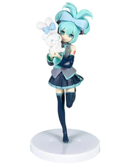 Anime beautiful girl Hatsune Miku handmade character fashion birthday Christmas gift Hatsune Miku PVC model desktop decoration