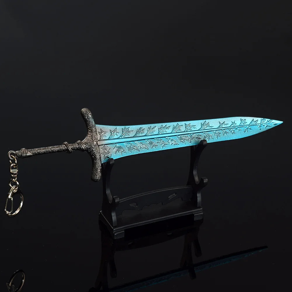 Elden Dark Moon Greatsword Model - 21cm/8.26in Zinc Alloy, Rust-resistant, Not Sharp, Ideal for Ring Collectors, Display