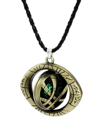 Marvel Avengers Dr Strange Men Doctor Strange Infinity Time Stones Eye of Agamotto Rotatable Keychain Kpop