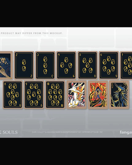 Dark Souls Poker Cards - Deck of 52 Cards Perfect for Playing Poker, Black Jack, Big 2 and Other Card Games