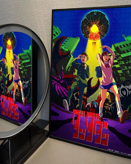 1PC Classic Anime Dandadan Poster Self-adhesive Art Waterproof Paper Sticker Coffee House Bar Room Wall Decor