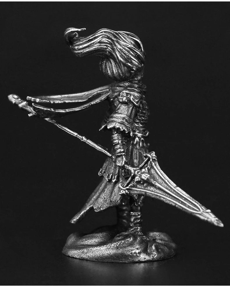 Vintage White Brass Dark Souls III Nameless King Anime Action Figurine Metal Game Character Model Collections Toy Gifts