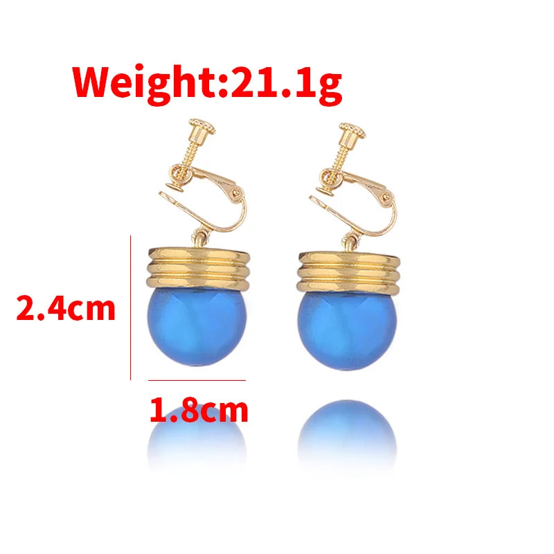 Phantom Troupe Chrollo Lucilfer Cosplay Earrings Anime Hunter x Hunter Clip Earrings for Women Men Jewelry Gift