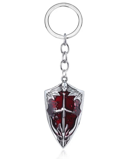 Game Dark Souls Keychain Sun Knight Shield Ornstein Artorias Sword Smough Hammer Key Chain Pendant Cosplay Jewelry