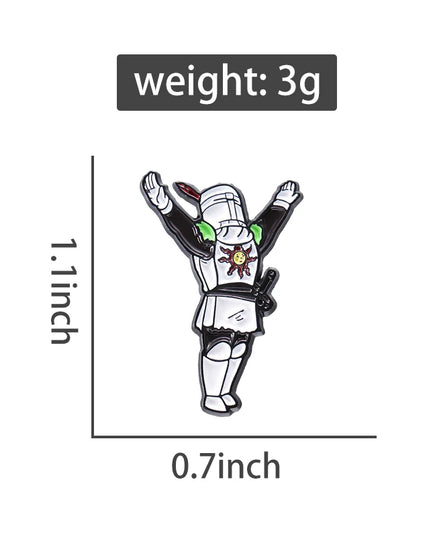 Praise The Sun "Styling Game Enamel Pins Dark Souls Series Of Weapons Brooch Lapel Metal Badges Jewelry Gift For Players Friend