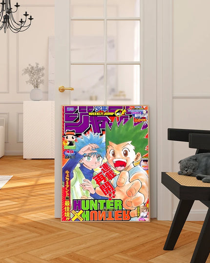 Anime Hunter X Hunter Classic Movie Posters Fancy Wall Sticker for Living Room Bar Decoration Room Wall Decor