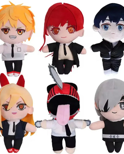 Chainsaw Man Plush Power Denji Pochita Plush Makima Quanxi Dolls Cosplay Anime Cartoon Soft Toys Birthday Gifts 20cm