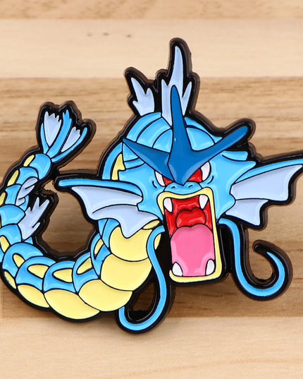 4 pcs Creative Brooch Set Cute Game Console Pikachu Togepi Charmander Enamel Pin Wallet Backpack Clothing Jewelry