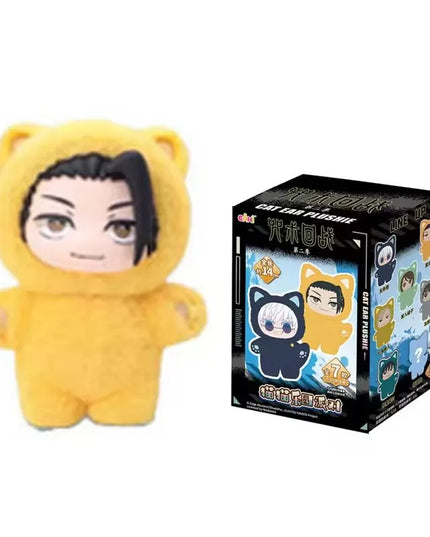 In Stock Genuine Eaki Jujutsu Kaisen Season 2 Cat Park Party Gojo Satoru Blind Box Plush Wrist Bag Pendant Model Collection
