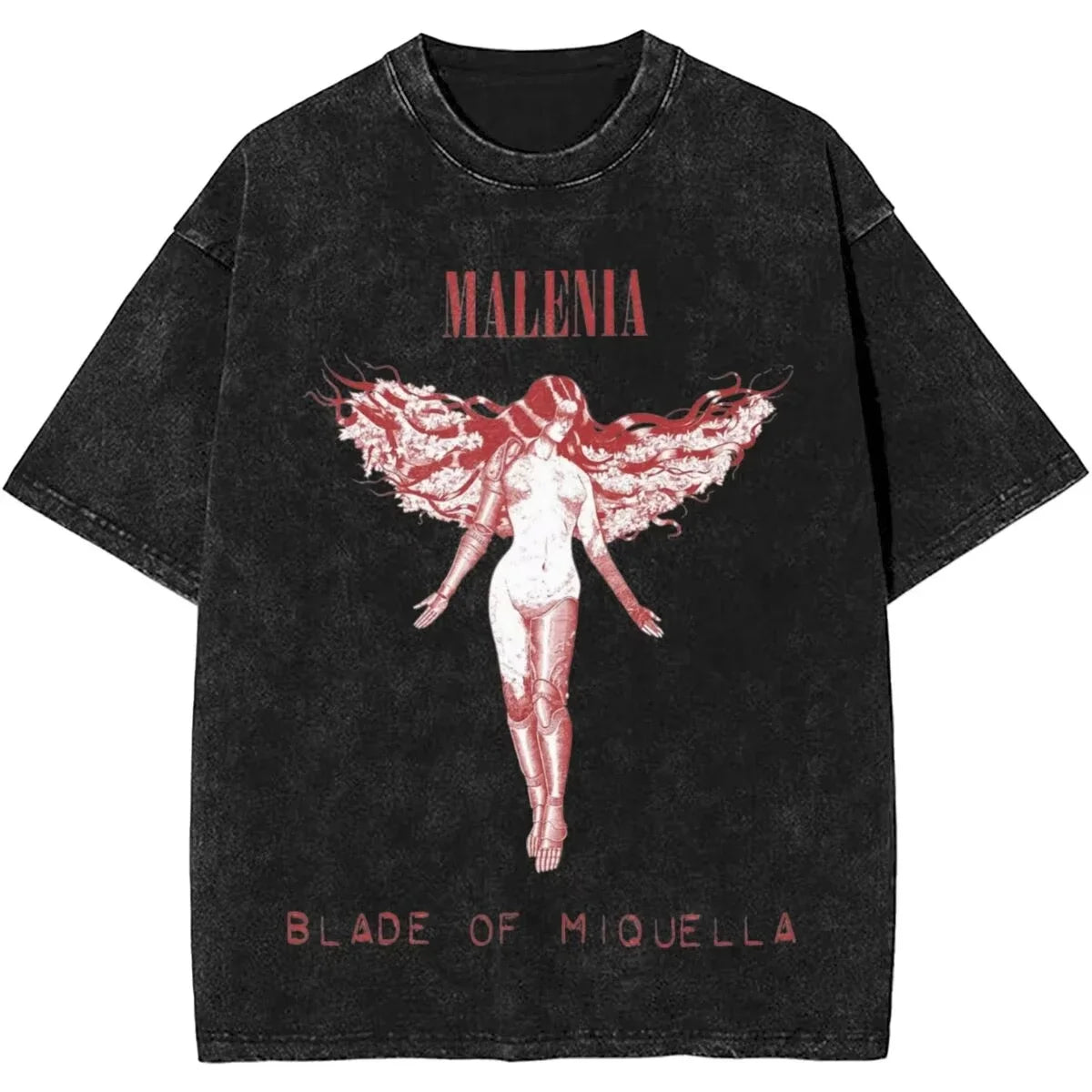 Women Men Malenia Blade of Miquella Washed T Shirt Summer Maidenless Tarnished Classic Simple Harajuku T Shirt New Arrival