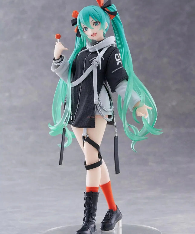 In Stock Authentic TAITO Fashion VOCALOID Hatsune Miku Punk Future Scenery Manual Model Toys Holiday Gifts