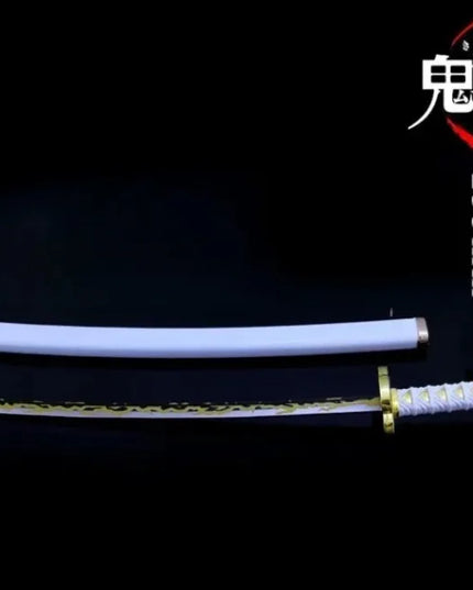 25cm Demon Slayer Katana Swords Kimetsu No Yaiba Samurai Sword Real Size Japanese Katana Anime Cosplay Prop Home Decoration