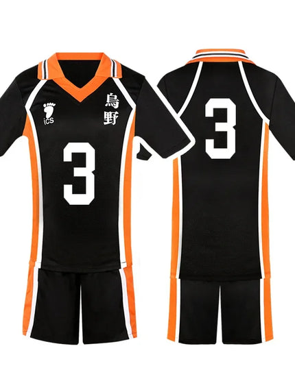 Haikyu!! Haikyuu Cosplay Costume Karasuno Koukou High School Volleyball Club Hinata Shoyo Kageyama Tobio Sportswear Jerseys