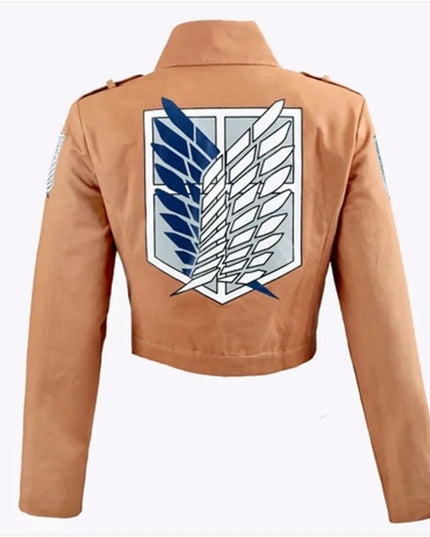 Attack on Titan Cosplay Shingeki no Kyojin Mikasa Ackerman Cosplay Costume Jacket Shawl Belt Suit Leather Shorts Full Sets
