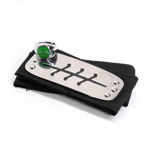 Anime Akatsuki Headband Sasori Uchiha Itachi Ring Sets Cosplay Costumes Props Pain Orochimaru Ninja Accessories