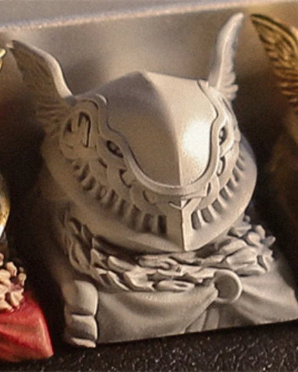 E-Elden Ring Malenia 3D Artisan Anime Keycap Personality Handmade Gaming Keycaps for Mechanical Keyboard Accessories Boy Gifts