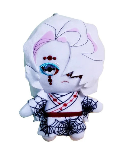 15cm Japan Anime Demon Slayer Akaza Rui Iguro Obanai Tanjirou Kamado Nezuko Agatsuma Zenitsu Plush Toys Doll Peluche Gift