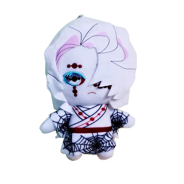 15cm Japan Anime Demon Slayer Akaza Rui Iguro Obanai Tanjirou Kamado Nezuko Agatsuma Zenitsu Plush Toys Doll Peluche Gift