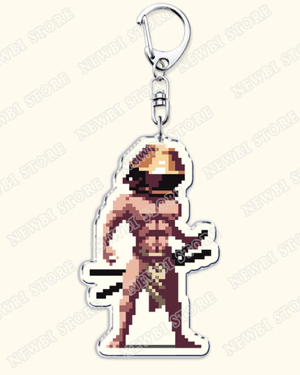 Video Game Dark Souls Keychains for Women Accessories Bag Bloodborne Malenia Melina Keyrings Jewelry Fans Gaming Friends Gift