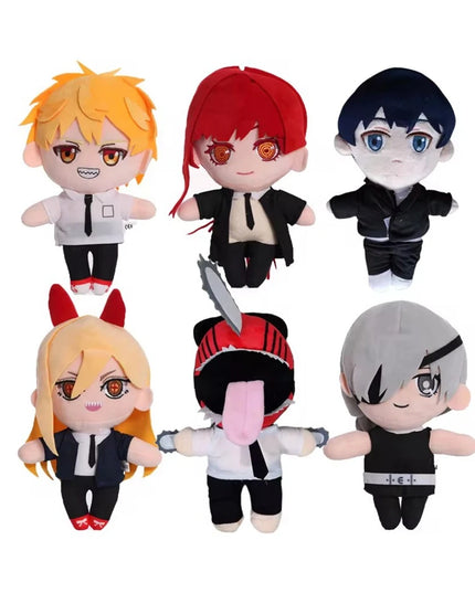 Chainsaw Man Plush Power Denji Pochita Plush Makima Quanxi Dolls Cosplay Anime Cartoon Soft Toys Birthday Gifts 20cm