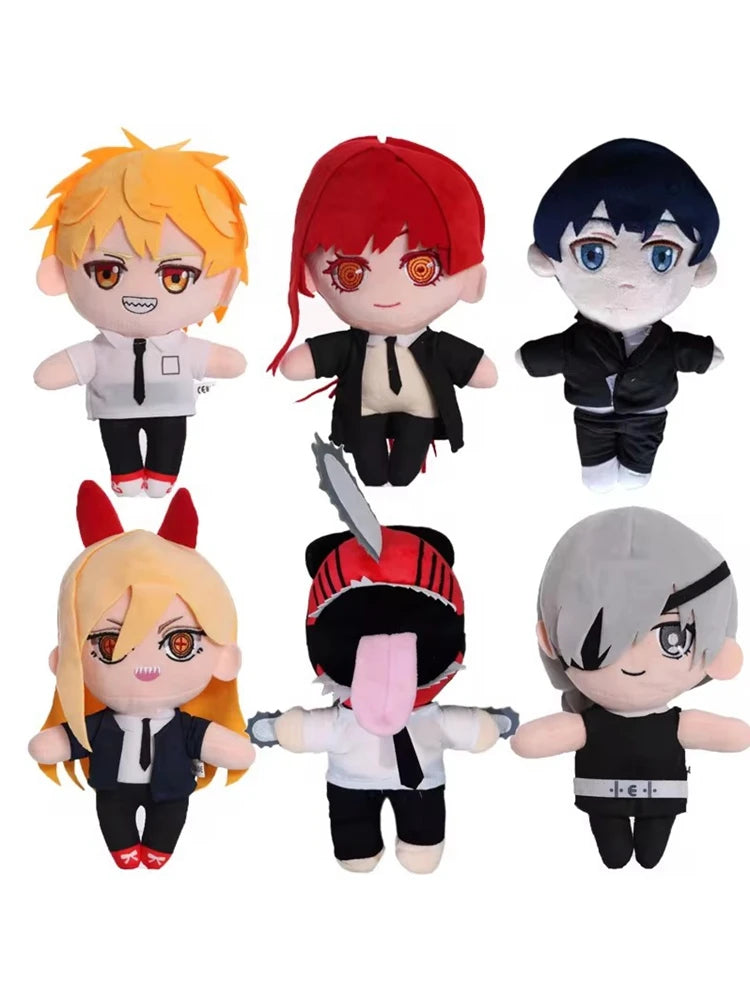 Chainsaw Man Plush Power Denji Pochita Plush Makima Quanxi Dolls Cosplay Anime Cartoon Soft Toys Birthday Gifts 20cm