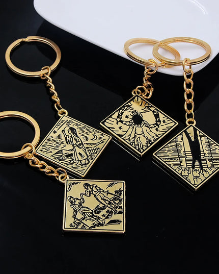 Game Ring Keychain Amulet Prosthetic Swordsman Pendant Necklaces for Men Women Bag Car Cosplay Props Accessories Jewelry