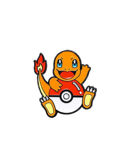 4 Pcs cute cartoon creative personality pocket monsters Badge Animated character Enamel brooch Men's and women's Bag Accessories