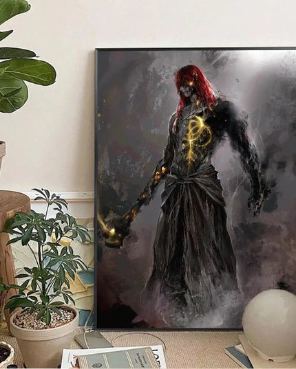 1pc DARK SOULS Adventure Game Poster Wall Art Home Decor Room Decor Digital Painting Living Room Restaurant Kitchen Art