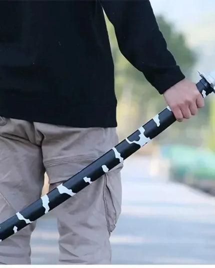 41in/104cm Demon Slayer Katana Anime Ninja Sword Demon Slayer Cosplay Prop Knife Real Size Samurai Sabre Japonesa Katana Sword