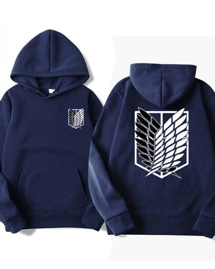 Attack on Titan Men's Hoodie Anime Hoodies Men and Women Streetwear Pullover Harajuku Shingeki No Kyojin Hoodies Sweatshirt