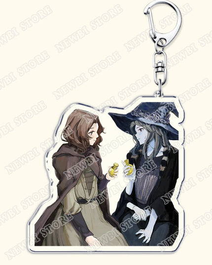 Video Game Dark Souls Keychains for Women Accessories Bag Bloodborne Malenia Melina Keyrings Jewelry Fans Gaming Friends Gift