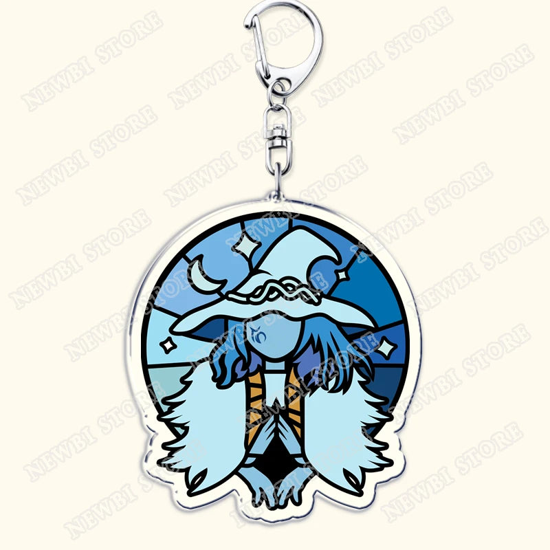 Video Game Dark Souls Keychains for Women Accessories Bag Bloodborne Malenia Melina Keyrings Jewelry Fans Gaming Friends Gift