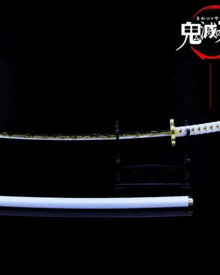 25cm Demon Slayer Katana Swords Kimetsu No Yaiba Samurai Sword Real Size Japanese Katana Anime Cosplay Prop Home Decoration