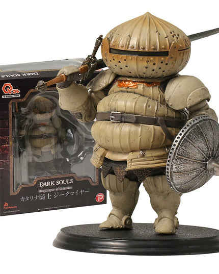 DARK SOULS Q Collection Catalina Knight Siegmeyer 13cm Figurine Doll Collectible Model Decoration Toy
