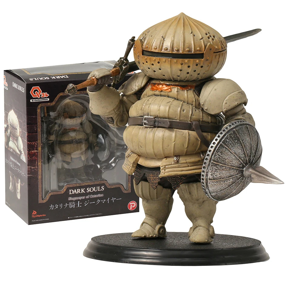 DARK SOULS Q Collection Catalina Knight Siegmeyer 13cm Figurine Doll Collectible Model Decoration Toy