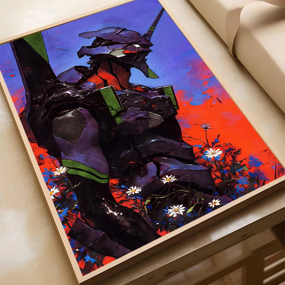 1PC G-Genesis N-NeonS E-Evangelion Poster Poster Paper Print Home Living Room Bedroom Entrance Bar Cafe Art Painting Decoration