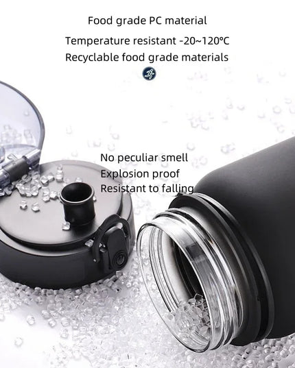 Demon Slayer Tanjirou Water Cup Drinking Outdoor 650ml Nezuko Water Bottle Children Portable Plastic Cartoon Large Capacity