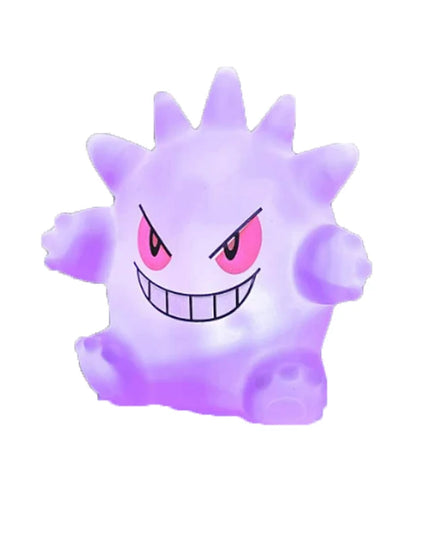 Gengar Pokemon Pikachu Night Light Cute Anime Soft Light Bedroom Bedside LED Light Room Decoration Christmas Children's Toy Gift