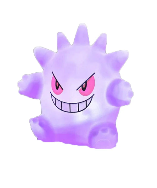 Gengar Pokemon Pikachu Night Light Cute Anime Soft Light Bedroom Bedside LED Light Room Decoration Christmas Children's Toy Gift