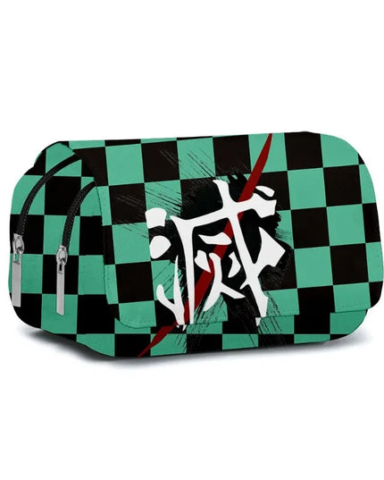 Demon Slayer 3D Anime Pen Bag Student Storage Bag Tanjirou Nezuko Zenitsu Giyuu Cartoon Pen Box Cute Boys Girls Pencil Case