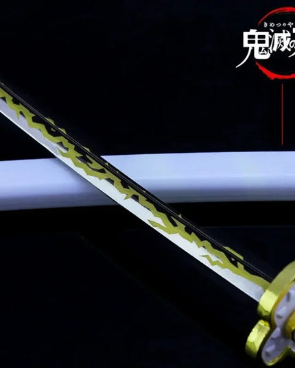 25cm Demon Slayer Katana Swords Kimetsu No Yaiba Samurai Sword Real Size Japanese Katana Anime Cosplay Prop Home Decoration