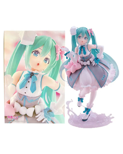 19CM Anime Hatsune Miku Figuer Glitter Candy Series Standing Anime Model Toy Gift Collection Decorative Ornament PVC