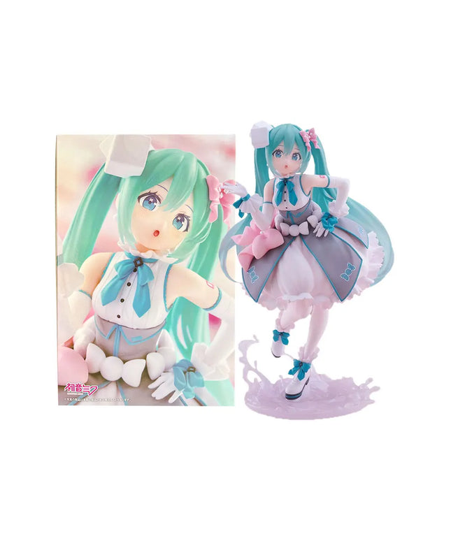 19CM Anime Hatsune Miku Figuer Glitter Candy Series Standing Anime Model Toy Gift Collection Decorative Ornament PVC