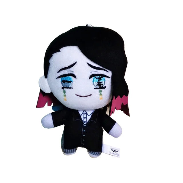 15cm Japan Anime Demon Slayer Akaza Rui Iguro Obanai Tanjirou Kamado Nezuko Agatsuma Zenitsu Plush Toys Doll Peluche Gift
