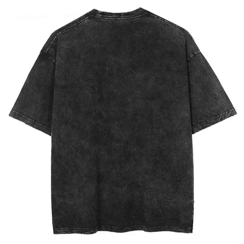 R-Rings Radahn E-Eldening Washed T Shirts Streetwear Hip Hop Casual T-Shirt Tees for Men and Women Short Sleeve Harajuku Graphic