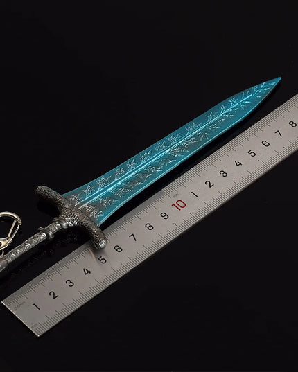 Elden Dark Moon Greatsword Model - 21cm/8.26in Zinc Alloy, Rust-resistant, Not Sharp, Ideal for Ring Collectors, Display