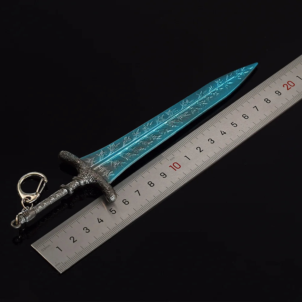 Elden Dark Moon Greatsword Model - 21cm/8.26in Zinc Alloy, Rust-resistant, Not Sharp, Ideal for Ring Collectors, Display